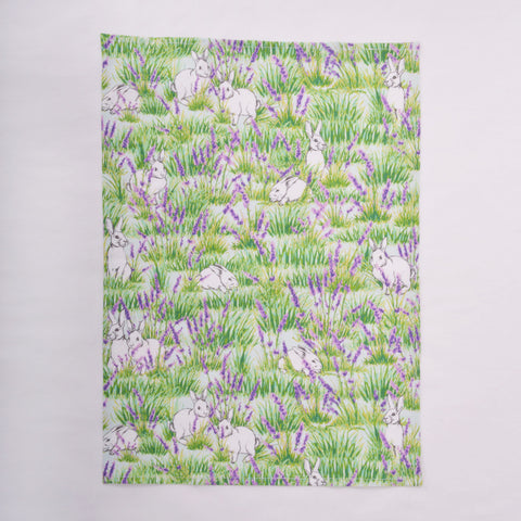 Tea Towel - Bunny and Lavender