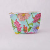 Make Up Bag - Zinnia and Garden Insect