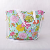 Weekender Tote - Zinnia and Garden Insect