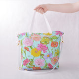 Weekender Tote - Zinnia and Garden Insect